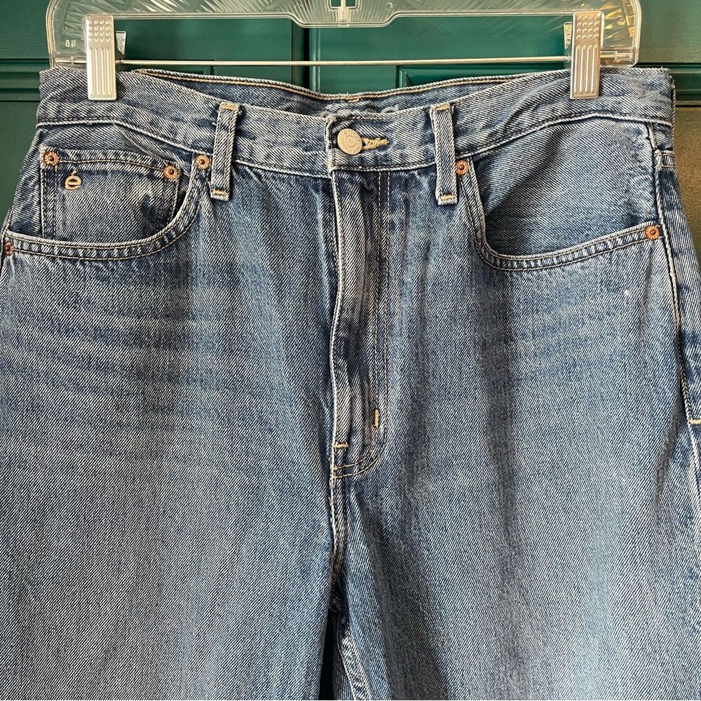 Etica Finn Slim Straight High Waist Jeans Classic Blue Women's Jeans Sz 29 - Picture 3 of 8